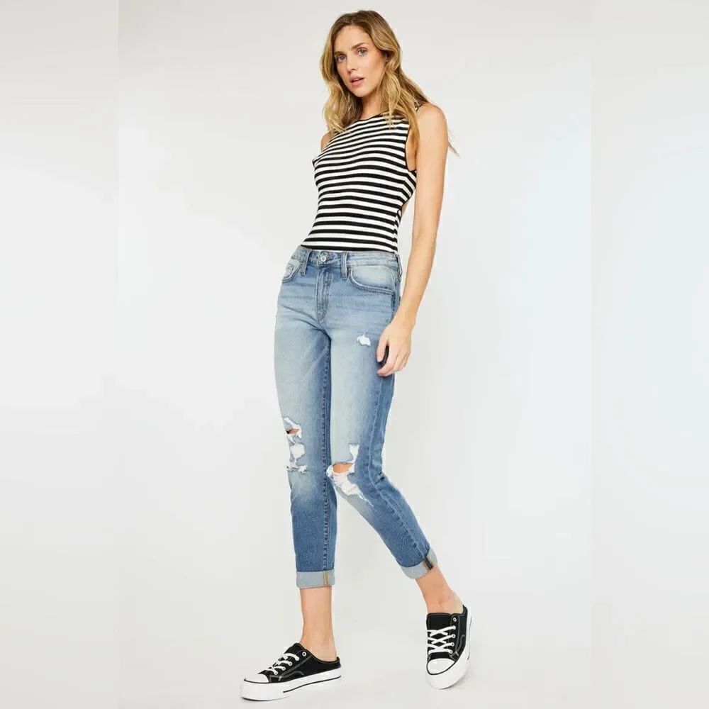 KanCan Euphoria High Rise Boyfriend Jeans 5/26